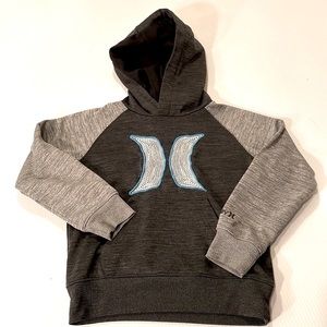 Hurley, Nike black, gray & blue therma fit hoodie.  Boys size 4